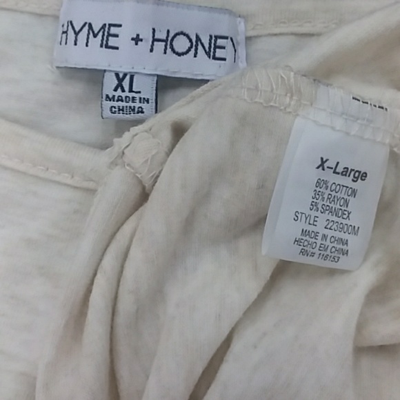 "SOLD SOLD*******Thyme + Honey top XL - Picture 8 of 8